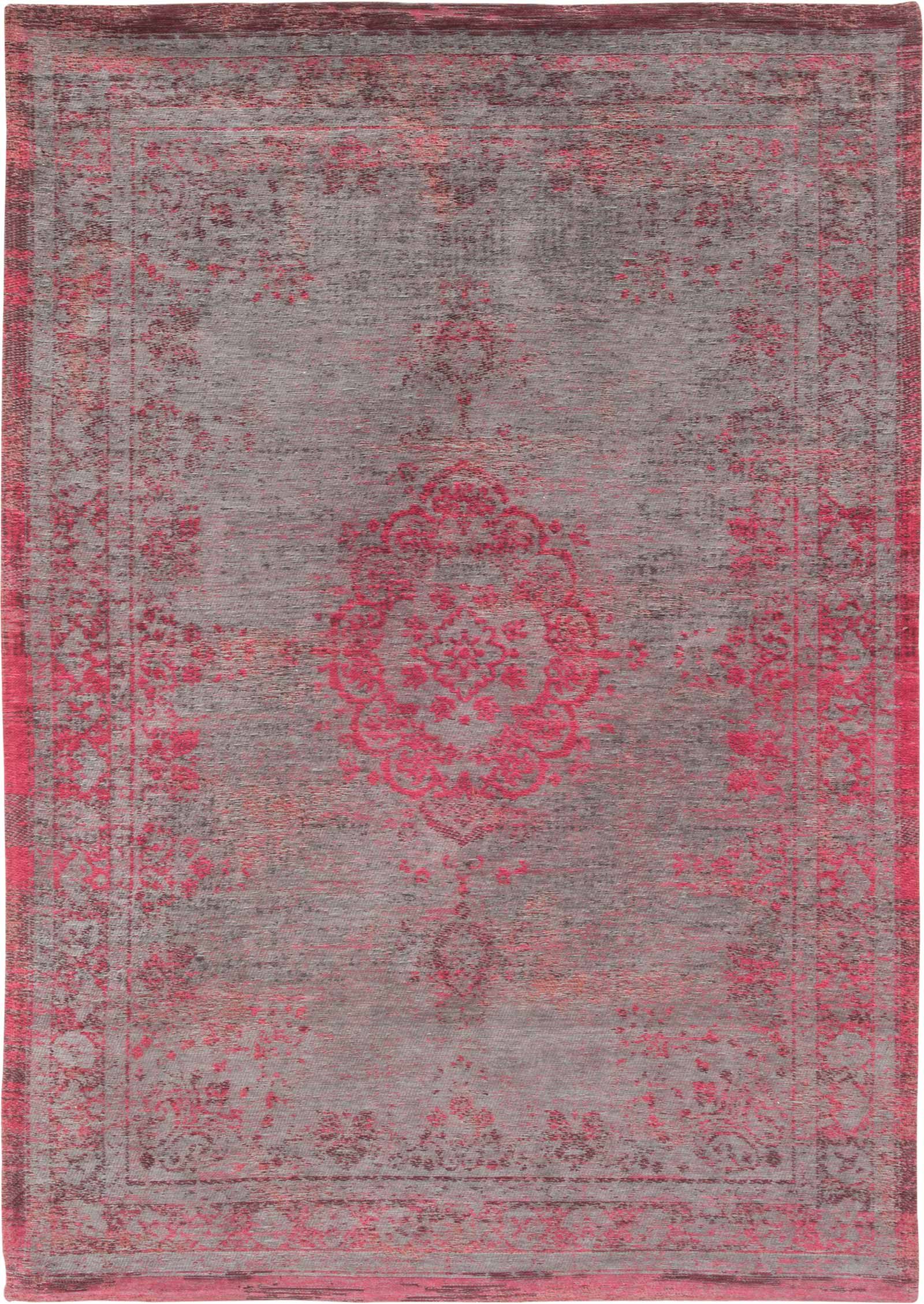 Louis De Poortere Rug, Fading World Pink Flash 8261, Medallion design | Carpetstore XL Europe