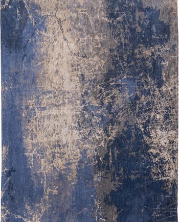 Louis De Poortere rug LX 8629 Mad Men Cracks Abyss Blue