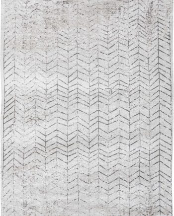 Louis De Poortere rug LX 8652 Mad Men Jacobs Ladder Black on White