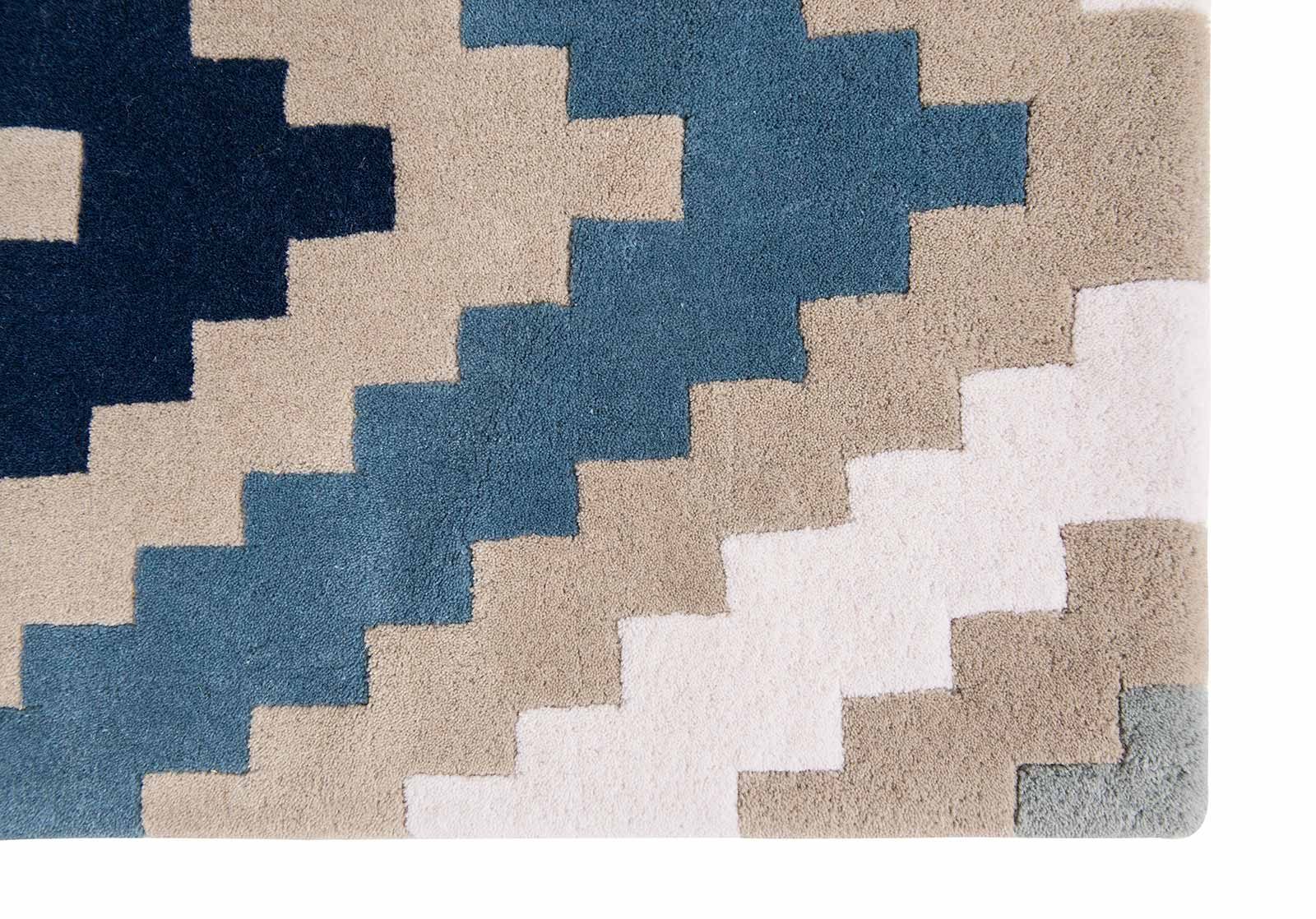 Louis De Poortere rug Romo LX 2000 Scala Indigo corner