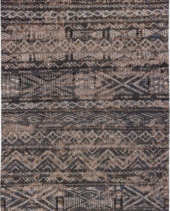 Louis De Poortere rug CS 9113 Antiquarian Kilim Black Rabat