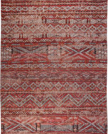 Louis De Poortere rug CS 9115 Antiquarian Kilim Fez Red