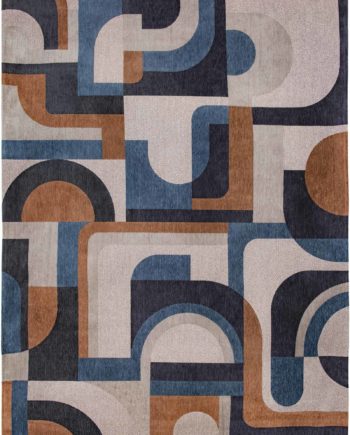 Louis De Poortere rug CS 9196 Nuance Module Camel Blue