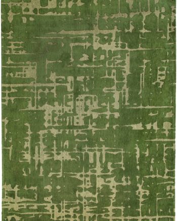 Louis De Poortere rug CS 9202 Structures Baobab Perrier Green