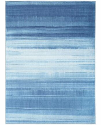 Calvin Klein rug Launder CK031 LDR01 AQUA 5x7 099446914620