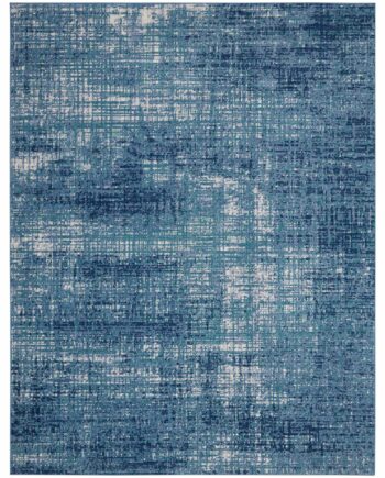 Calvin Klein rug River Flow CK001 RFV02 TLIVB TEAL IVORY BLUE 8X10 099446845696