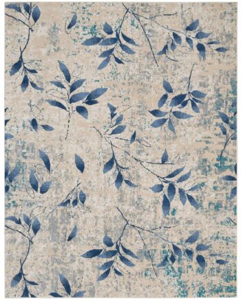 Calvin Klein rug River Flow CK001 RFV03 BGENV BEIGE NAVY 8X10 099446845757