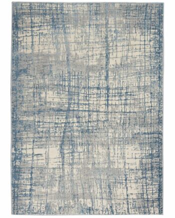 Calvin Klein rug Rush CK950 CK950 IVBLU IVORY BLUE 5X7 099446756480 C