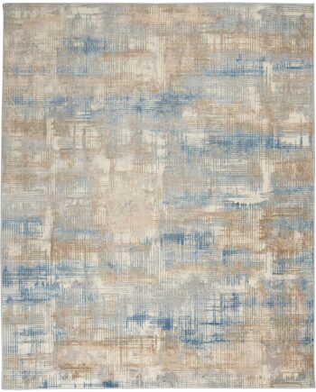 Calvin Klein rug Rush CK950 CK951 BLBGE BLUE BEIGE 7x10 099446784094