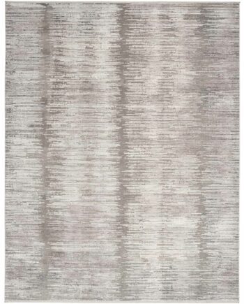 Nourison rug Abstract Hues ABH03 GRYWT GREY WHITE 5X8 099446906489