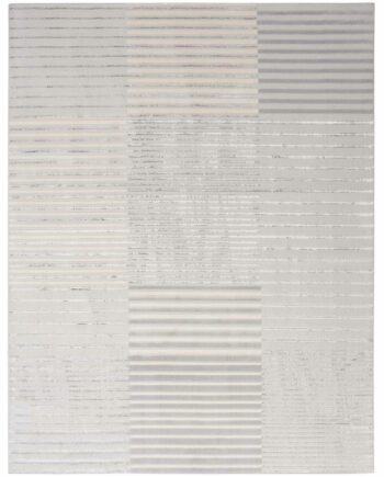 Nourison rug Brush Strokes BSK04 SILGY SILVER GREY 8x10 099446899118