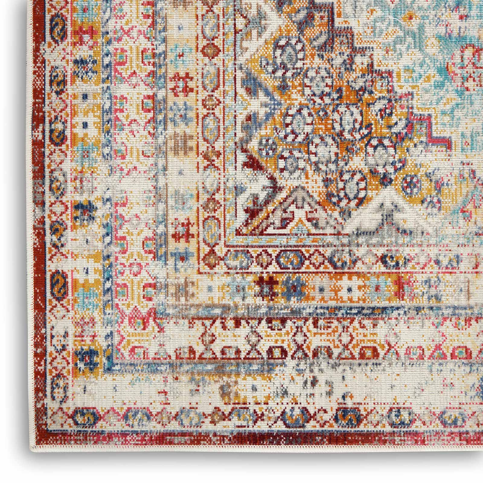 Nourison rug Vintage Kashan VKA09 MULTI MULTICOLOR 5X8 099446852441 CRW