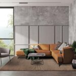 Asiatic rug Kuza Stripe Terracotta interior