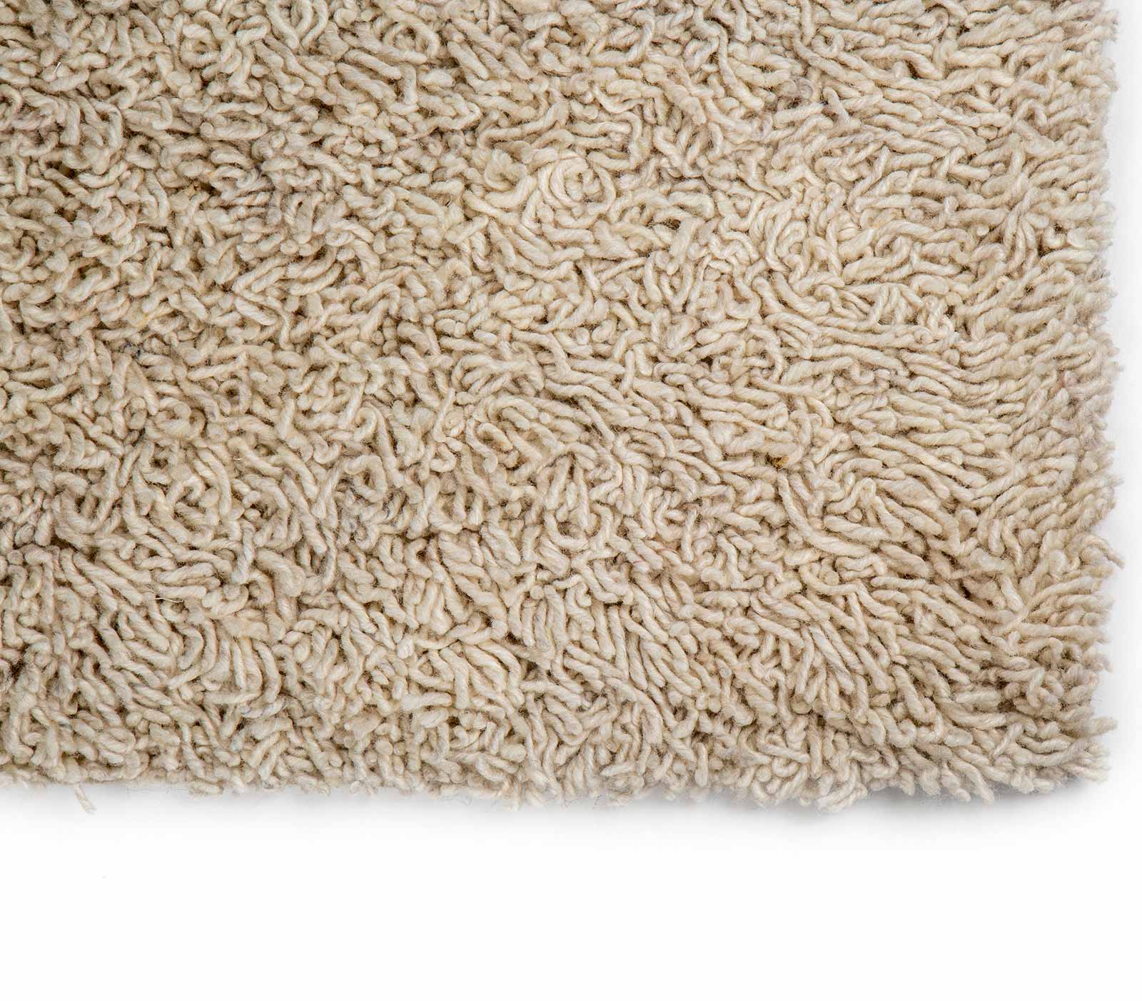 Brinker Carpets rug Berbero Lungo Cloud White top corner