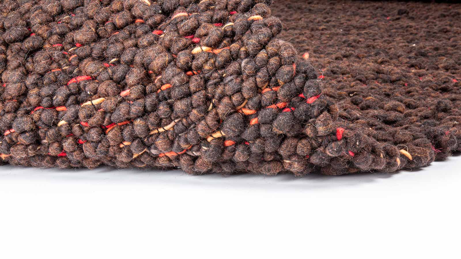 Brinker Carpets rug Modena Brown Anthracite back