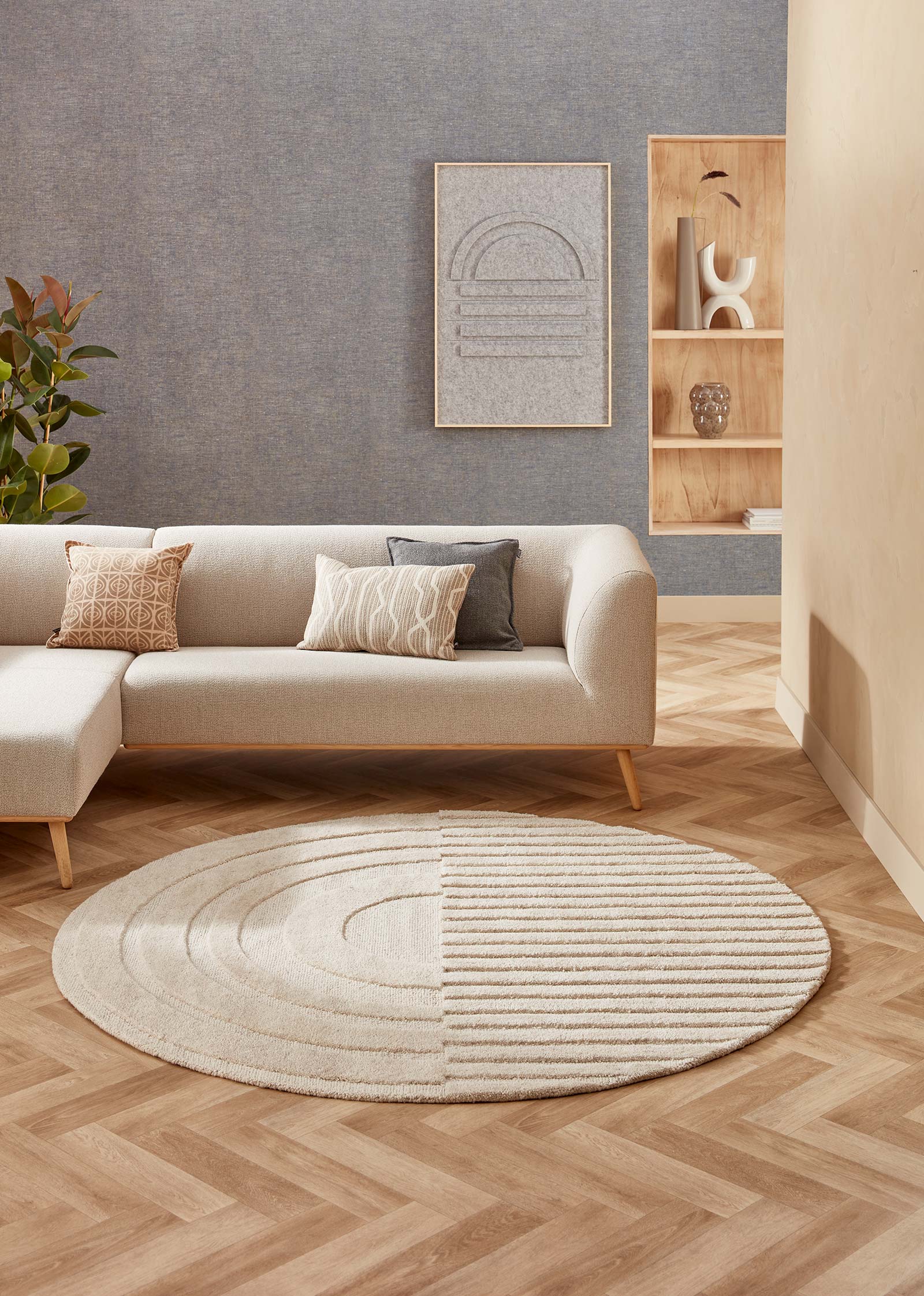 Brinker Carpets rug Monza Girare Light Grey interior 5