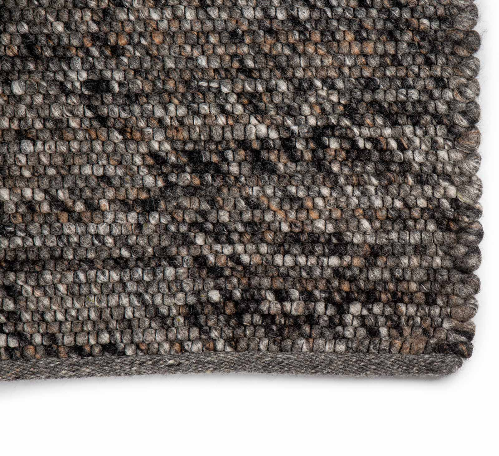 Brinker Carpets rug Verona ST Brown Grey top corner