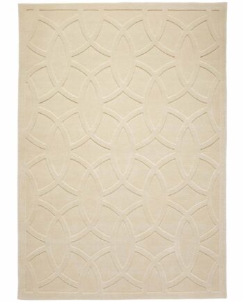 Concept Looms rug Priory PR 101 CIRCLES IVORY frontal